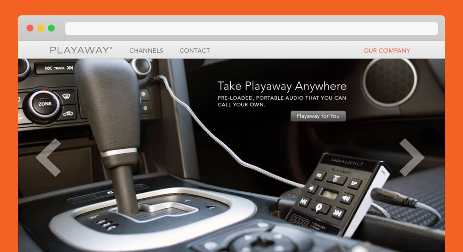 Playaway: All-in-one audiobook player